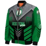 boston celtics arrow layer green black bomber jacket best selling