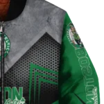 boston celtics arrow layer green black bomber jacket best selling