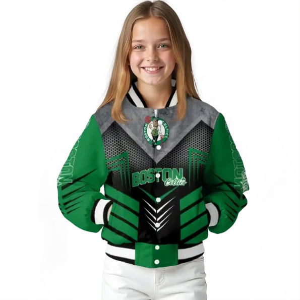 boston celtics arrow layer green black varsity jacket top rated.webp