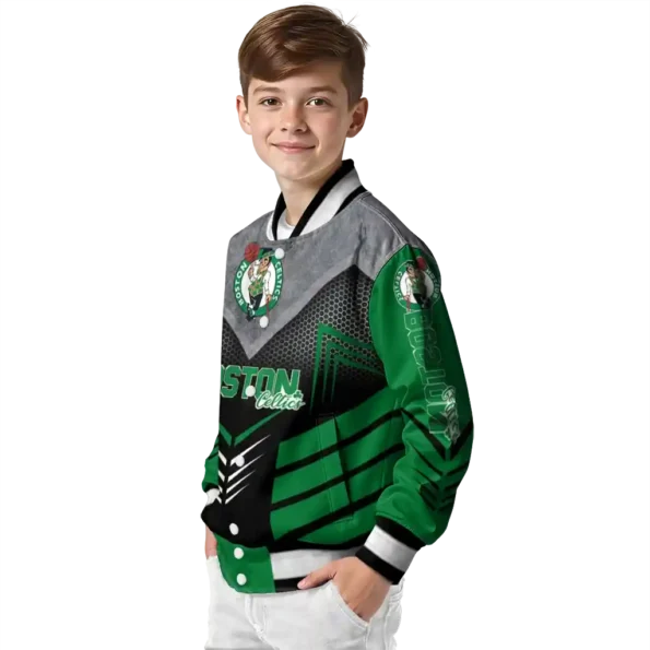 boston celtics arrow layer green black varsity jacket trendy.webp