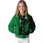 boston celtics triple side stripes green black varsity jacket best selling.webp