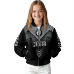brooklyn nets arrow layer black bomber jacket best selling