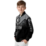brooklyn nets arrow layer black bomber jacket best selling