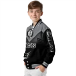 brooklyn nets arrow layer black varsity jacket best selling.webp