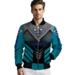charlotte hornets arrow layer teal black bomber jacket best selling