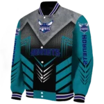 charlotte hornets arrow layer teal black varsity jacket best selling.webp