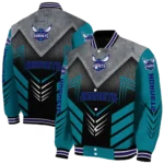 charlotte hornets arrow layer teal black varsity jacket best selling.webp