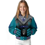 charlotte hornets arrow layer teal black varsity jacket best selling.webp