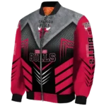 chicago bulls arrow layer red black bomber jacket best selling