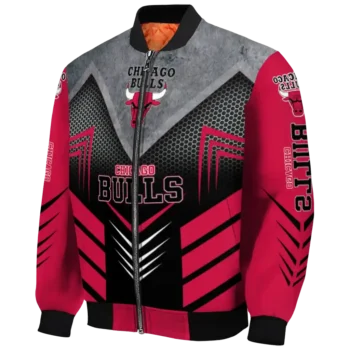 chicago bulls arrow layer red black bomber jacket best selling