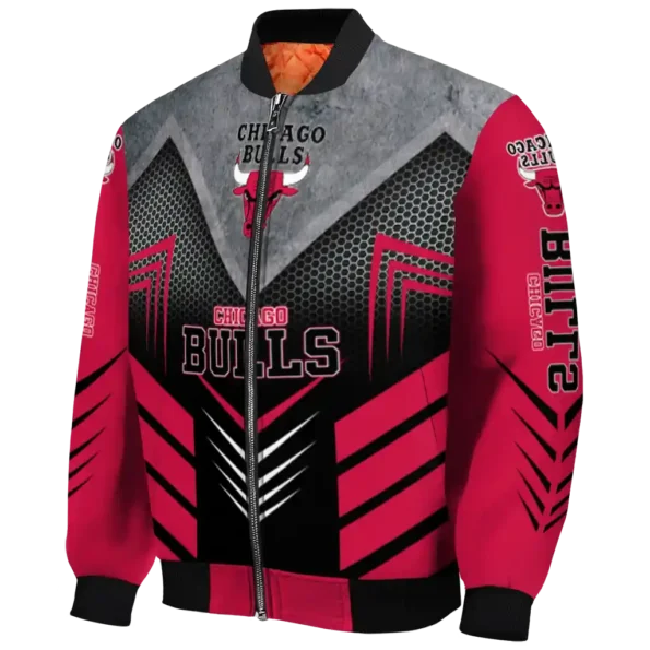 chicago bulls arrow layer red black bomber jacket best selling