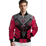 chicago bulls arrow layer red black bomber jacket best selling