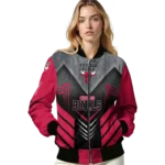 chicago bulls arrow layer red black bomber jacket best selling