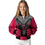 chicago bulls arrow layer red black bomber jacket best selling
