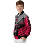 chicago bulls arrow layer red black bomber jacket best selling