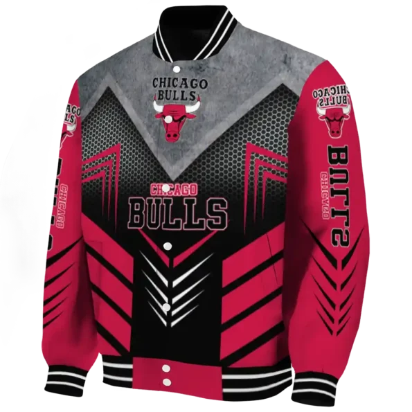 chicago bulls arrow layer red black varsity jacket best selling.webp