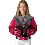 chicago bulls arrow layer red black varsity jacket best selling.webp