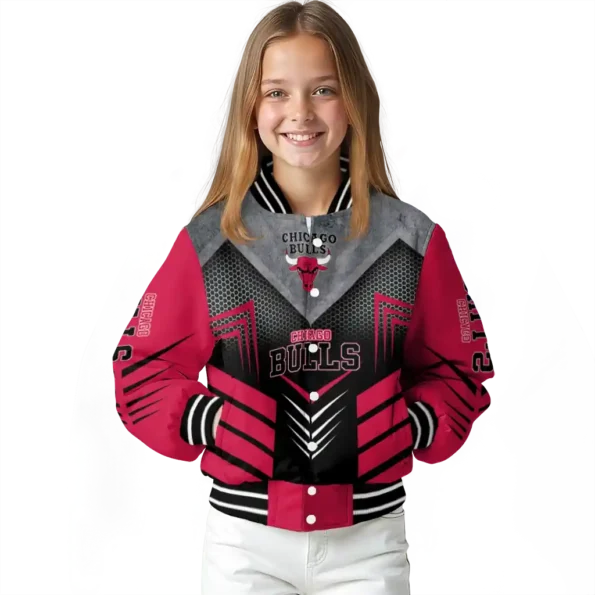 chicago bulls arrow layer red black varsity jacket top rated.webp