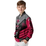 chicago bulls arrow layer red black varsity jacket best selling.webp