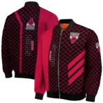 chicago bulls triple side stripes red black bomber jacket best selling