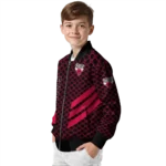 chicago bulls triple side stripes red black bomber jacket best selling