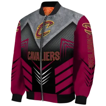 cleveland cavaliers arrow layer wine black bomber jacket best selling
