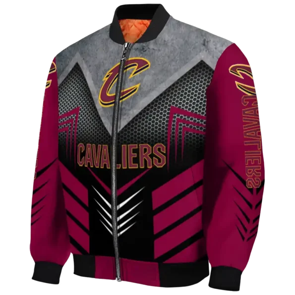 cleveland cavaliers arrow layer wine black bomber jacket best selling
