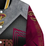 cleveland cavaliers arrow layer wine black varsity jacket best selling.webp