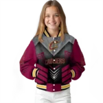 cleveland cavaliers arrow layer wine black varsity jacket best selling.webp