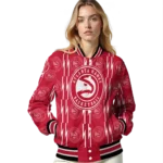 custom atlanta hawks bolt stripe red varsity jacket best selling.webp