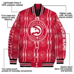 custom atlanta hawks bolt stripe red varsity jacket best selling.webp