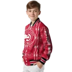 custom atlanta hawks bolt stripe red varsity jacket best selling.webp