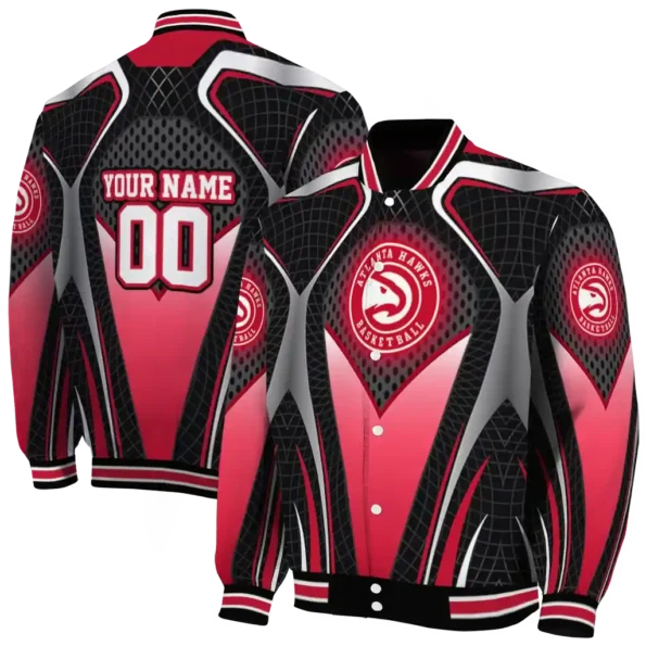 custom atlanta hawks mesh chest black varsity jacket fashion forward.webp