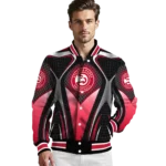 custom atlanta hawks mesh chest black varsity jacket best selling.webp