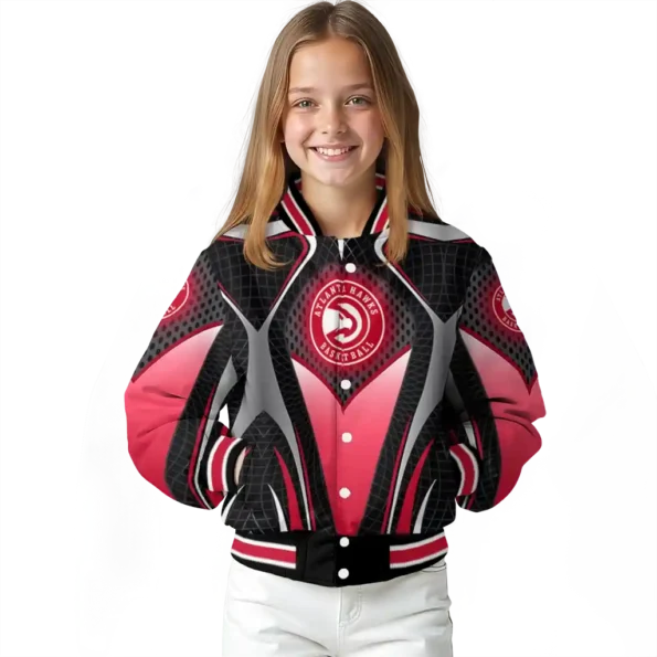 custom atlanta hawks mesh chest black varsity jacket top rated.webp