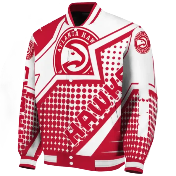 custom atlanta hawks star burst red varsity jacket best selling.webp
