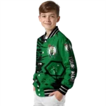 custom boston celtics hexagon cluster green black varsity jacket best selling.webp