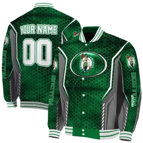 custom boston celtics power plate green varsity jacket fashion forward.webp