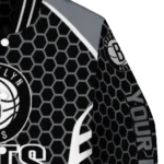 custom brooklyn nets hexagon grid black varsity jacket best selling.webp