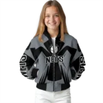 custom brooklyn nets spider mark black bomber jacket best selling