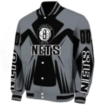 custom brooklyn nets spider mark black varsity jacket best selling.webp