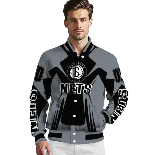 custom brooklyn nets spider mark black varsity jacket high quality.webp