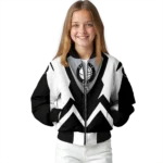 custom brooklyn nets v stripes black white bomber jacket best selling