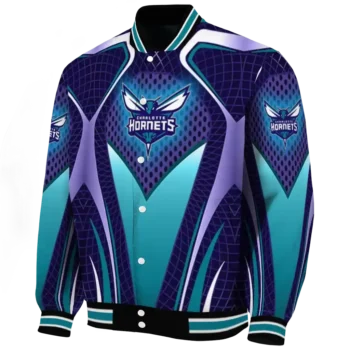 custom charlotte hornets mesh chest black varsity jacket best selling.webp