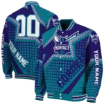 custom charlotte hornets star burst teal varsity jacket best selling.webp
