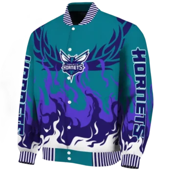 custom charlotte hornets winged blaze teal white varsity jacket best selling.webp