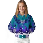 custom charlotte hornets winged blaze teal white varsity jacket best selling.webp
