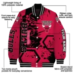custom chicago bulls hexagon cluster red black varsity jacket best selling.webp