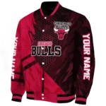 custom chicago bulls hexagon mesh red black varsity jacket best selling.webp