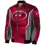 custom chicago bulls power plate red bomber jacket best selling